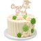 Graduation Wooden Cake Topper with Hat Congrats Grad Layon Cake
